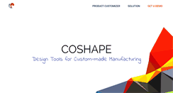 Desktop Screenshot of coshape.com