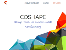 Tablet Screenshot of coshape.com